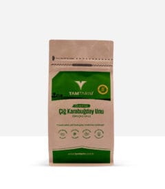 Premium ürünümüz olan çiğ karabuğday unu kokusuz, katkısız ve koruyucusuzdur.