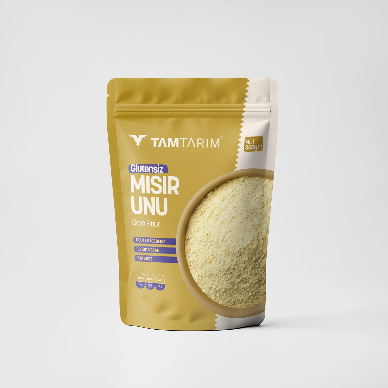 MisirUnu-300g Glutensiz Mısır Unu 300 gr - Görsel 1
