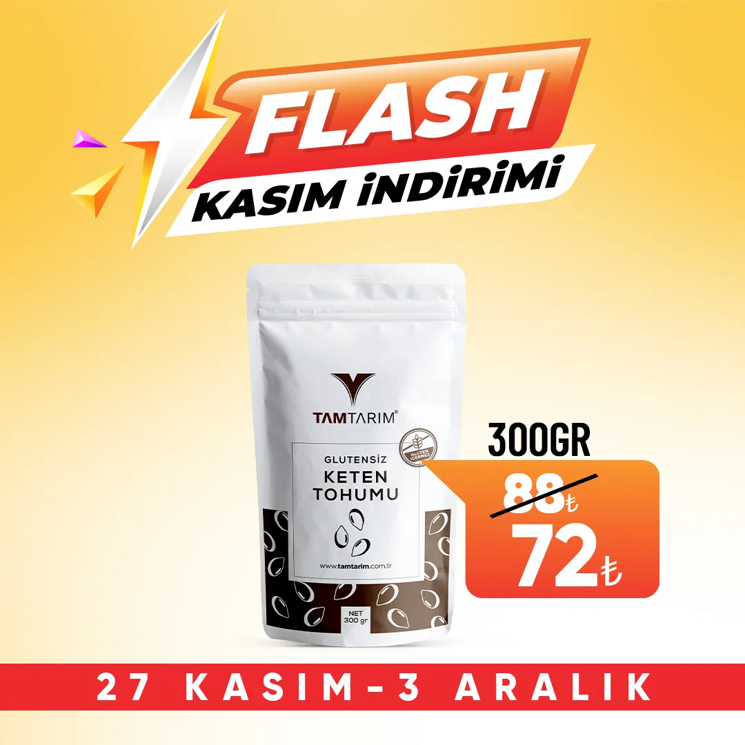 ketenindirim Glutensiz Keten Tohumu 300 gr - Görsel 1