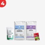 Glutensiz %100 Tam Çiğ Karabuğday Unundan Ekmeklik Un 2 Kg - Sorgum Unu 2 Kg - Psyllium 100 Gr  - Kuru Maya