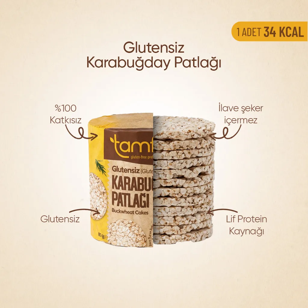 Glutensiz Karabuğday Patlağı